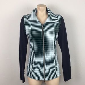 Lululemon Striped Track Jacket Sz 8